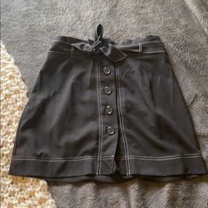 Black skirt with buttons